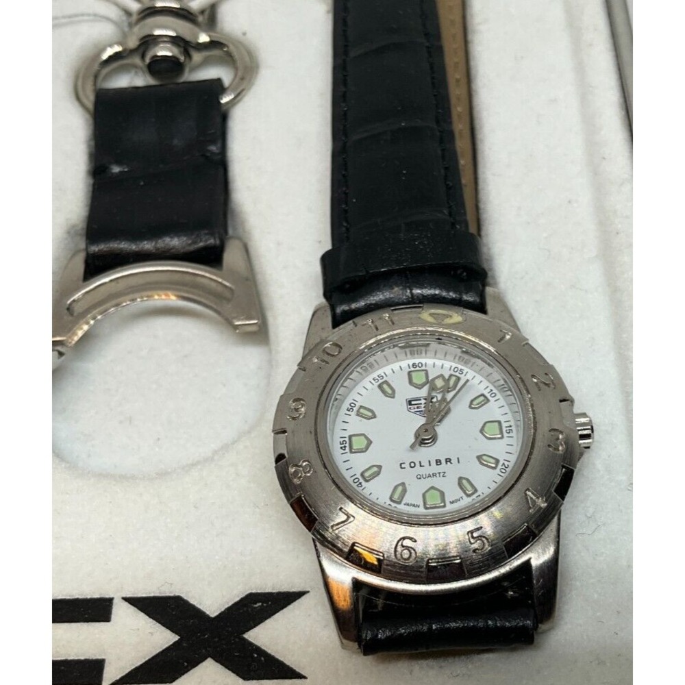 Desirable CX Gear watch set by Colibri, original tin papers, new old stock, runs - Picture 2 of 15